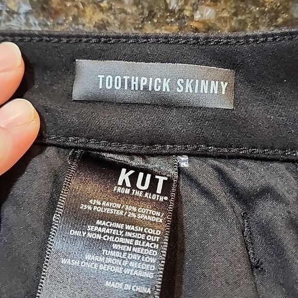 Kut from the kloth black jeans size 16W perfect condition - Picture 6 of 6